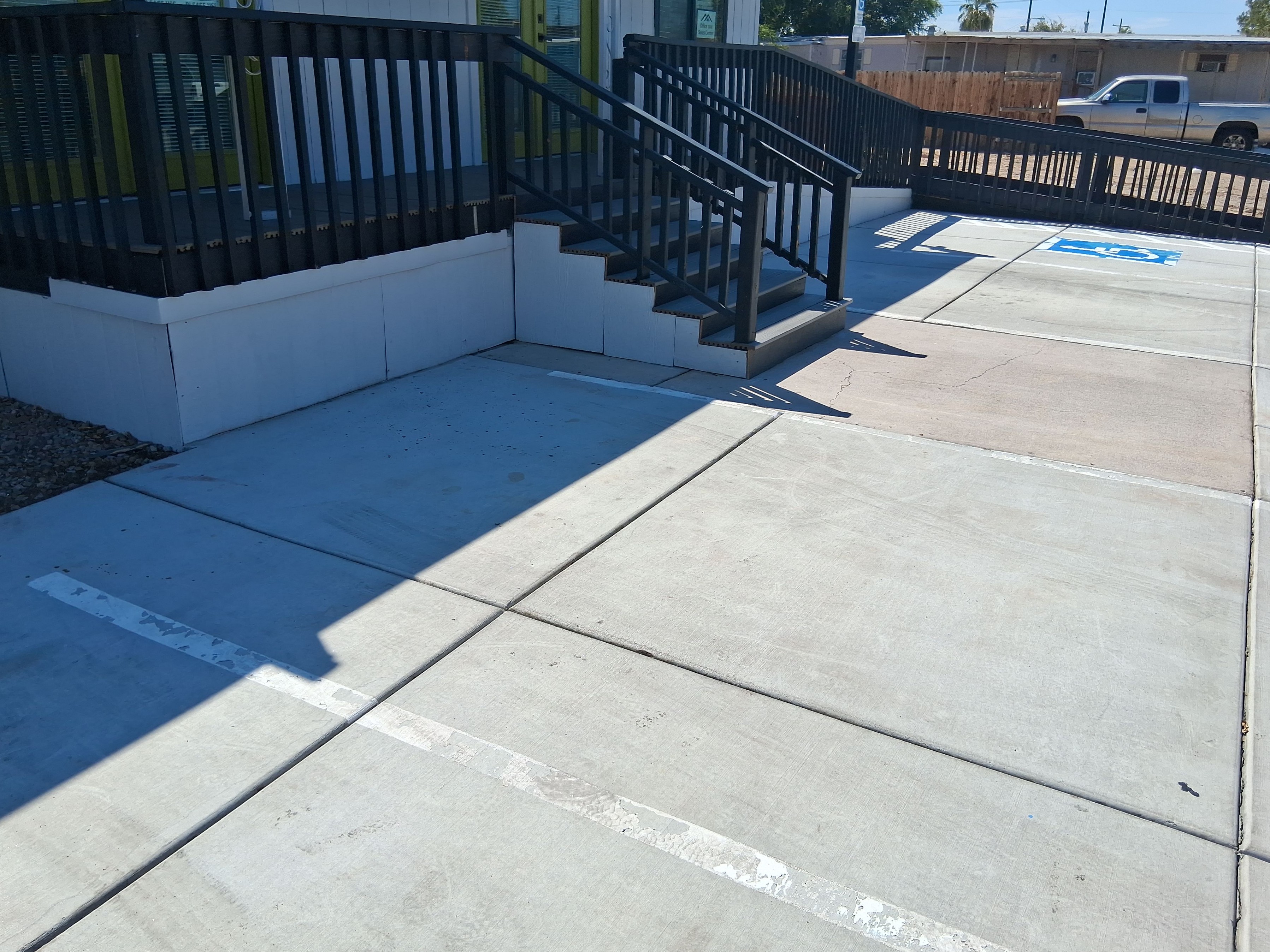 Clean house exterior after soft wash